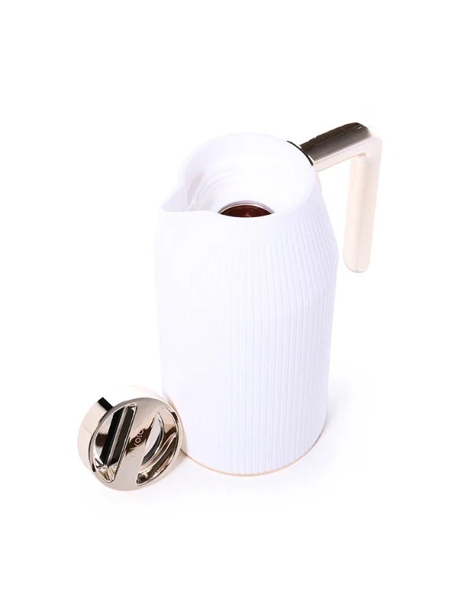 TAVOLO Merva thermos white golden 1 liter - Image 2